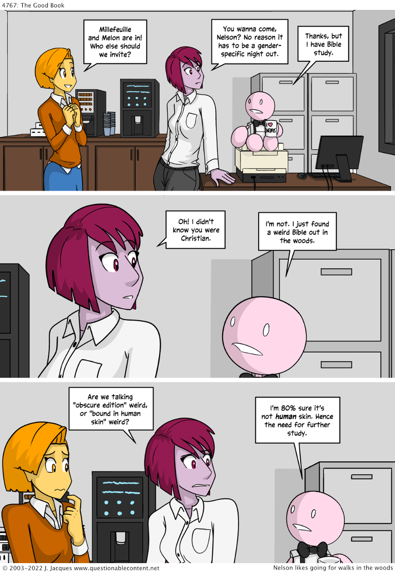 Questionable Content 19.4.2022