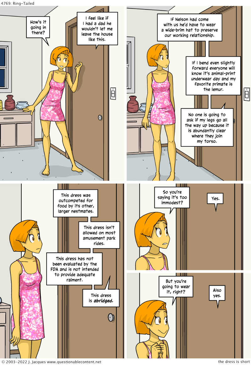 Questionable Content 21.4.2022