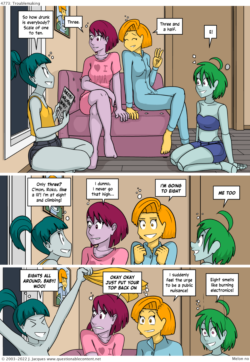 Questionable Content 27.4.2022