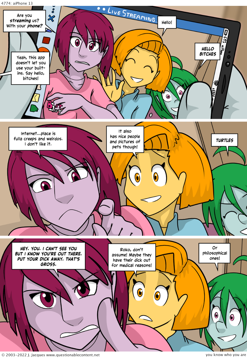 Questionable Content 28.4.2022