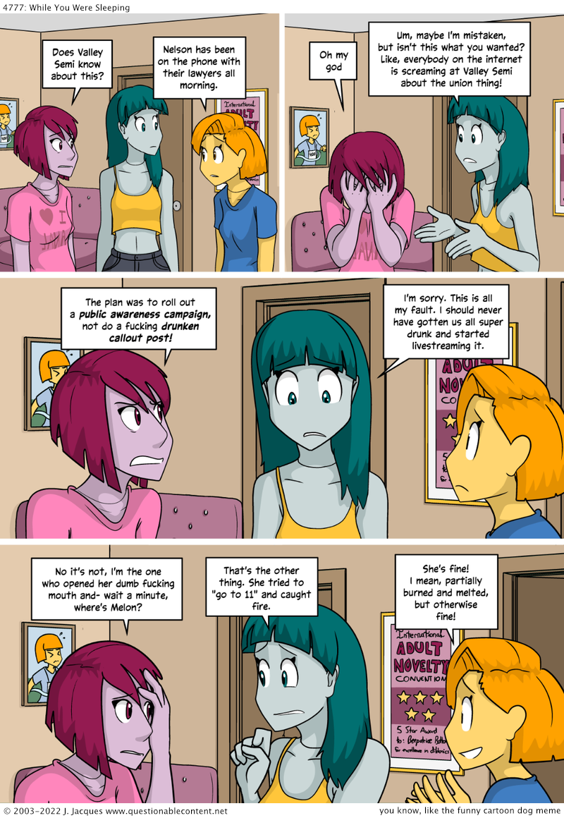 Questionable Content 3.5.2022