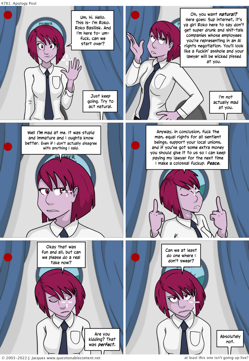 Questionable Content 9.5.2022