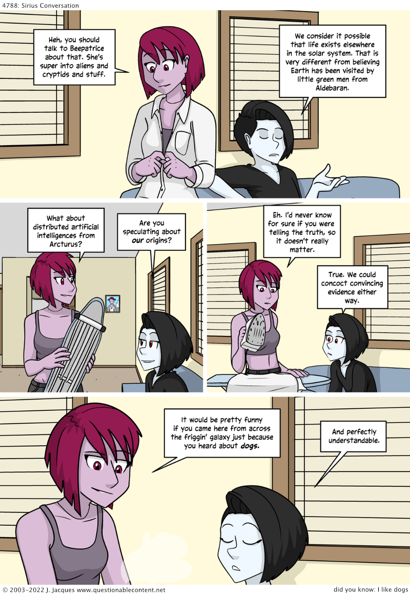 Questionable Content 18.5.2022