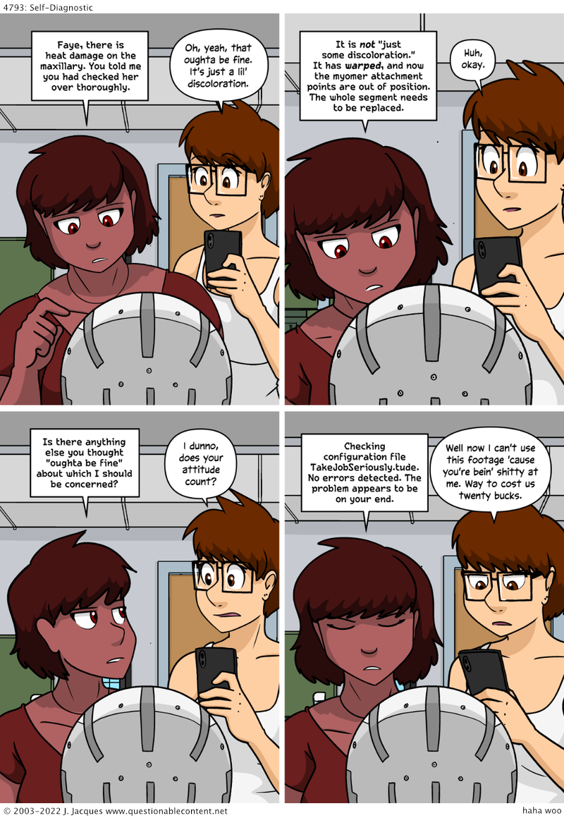 Questionable Content 25.5.2022