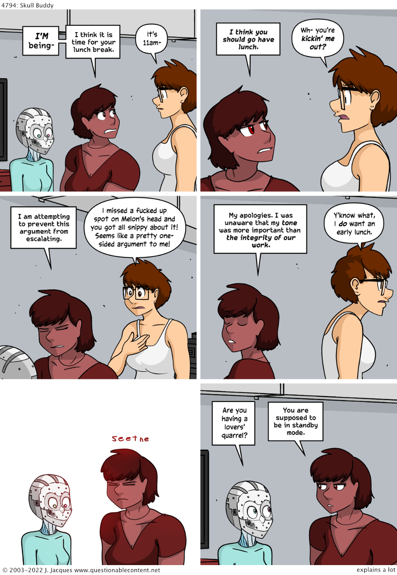 Questionable Content 26.5.2022