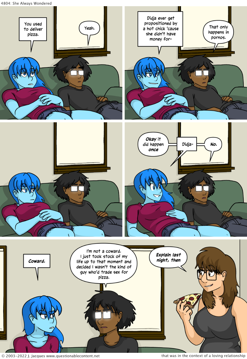 Questionable Content 9.6.2022