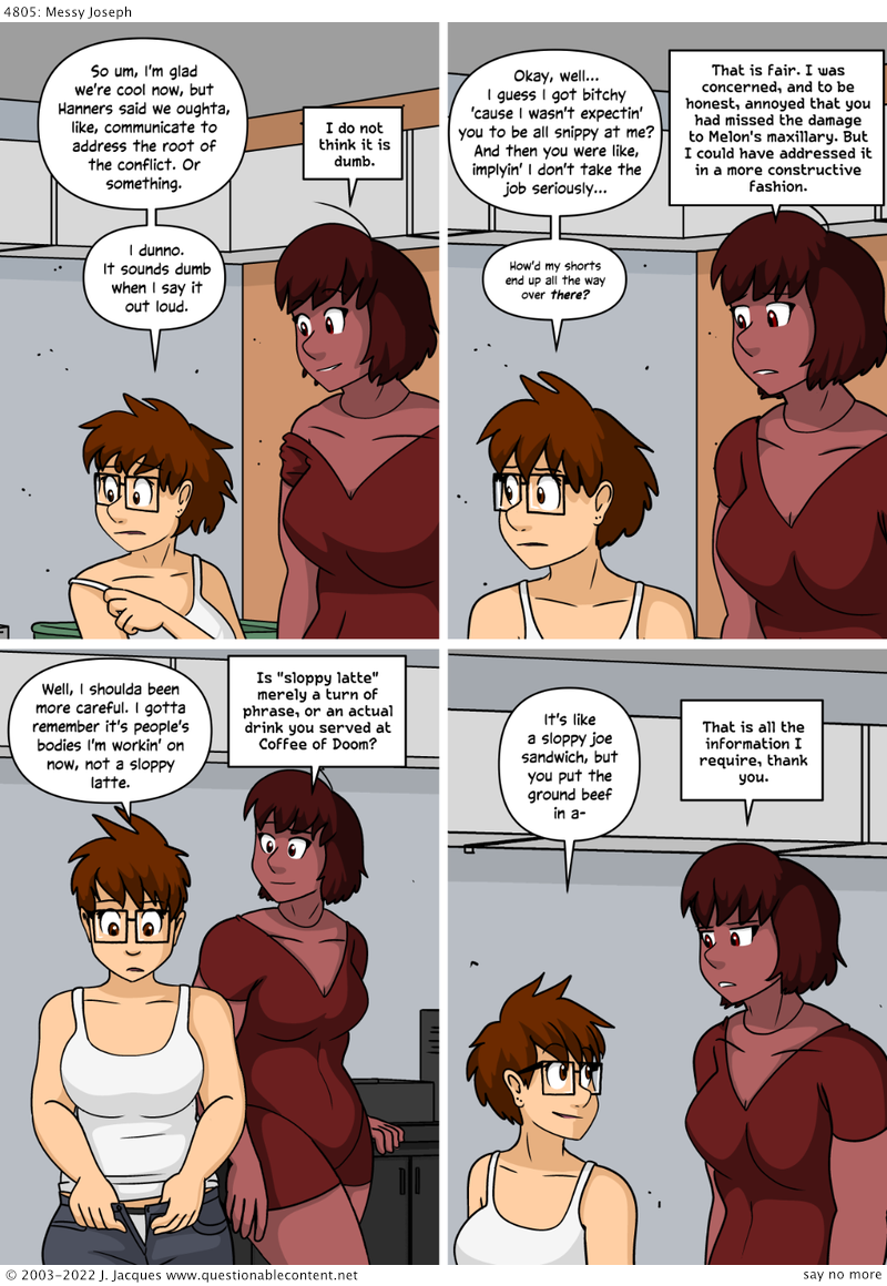 Questionable Content 10.6.2022