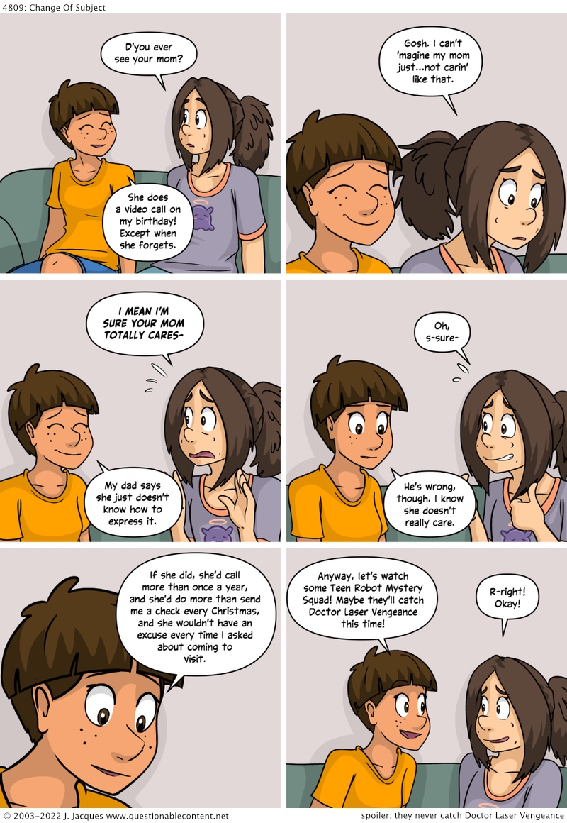 Questionable Content 16.6.2022