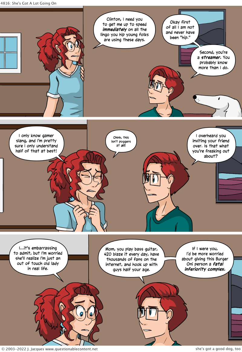 Questionable Content 27.6.2022