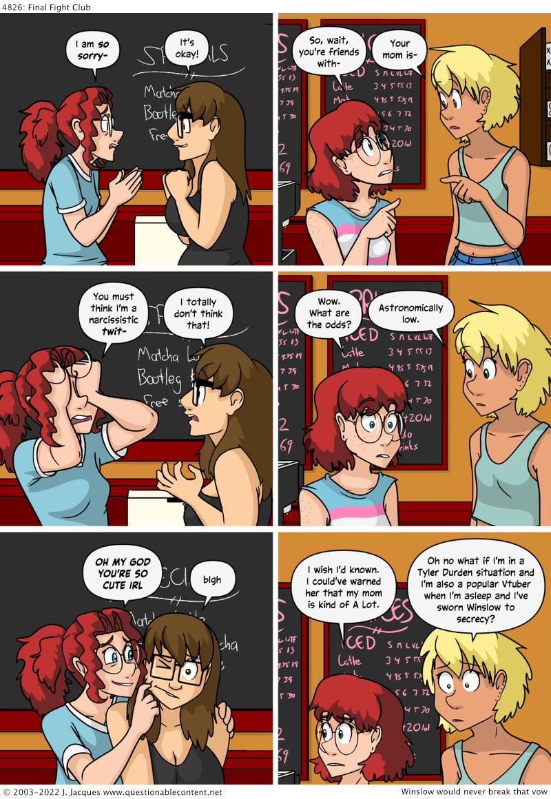 Questionable Content 11.7.2022