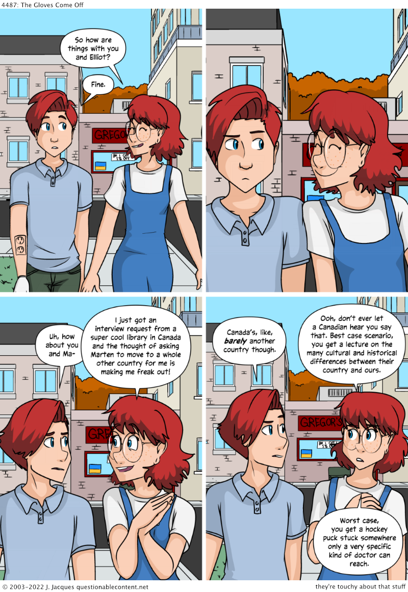 Questionable Content 8.8.2022