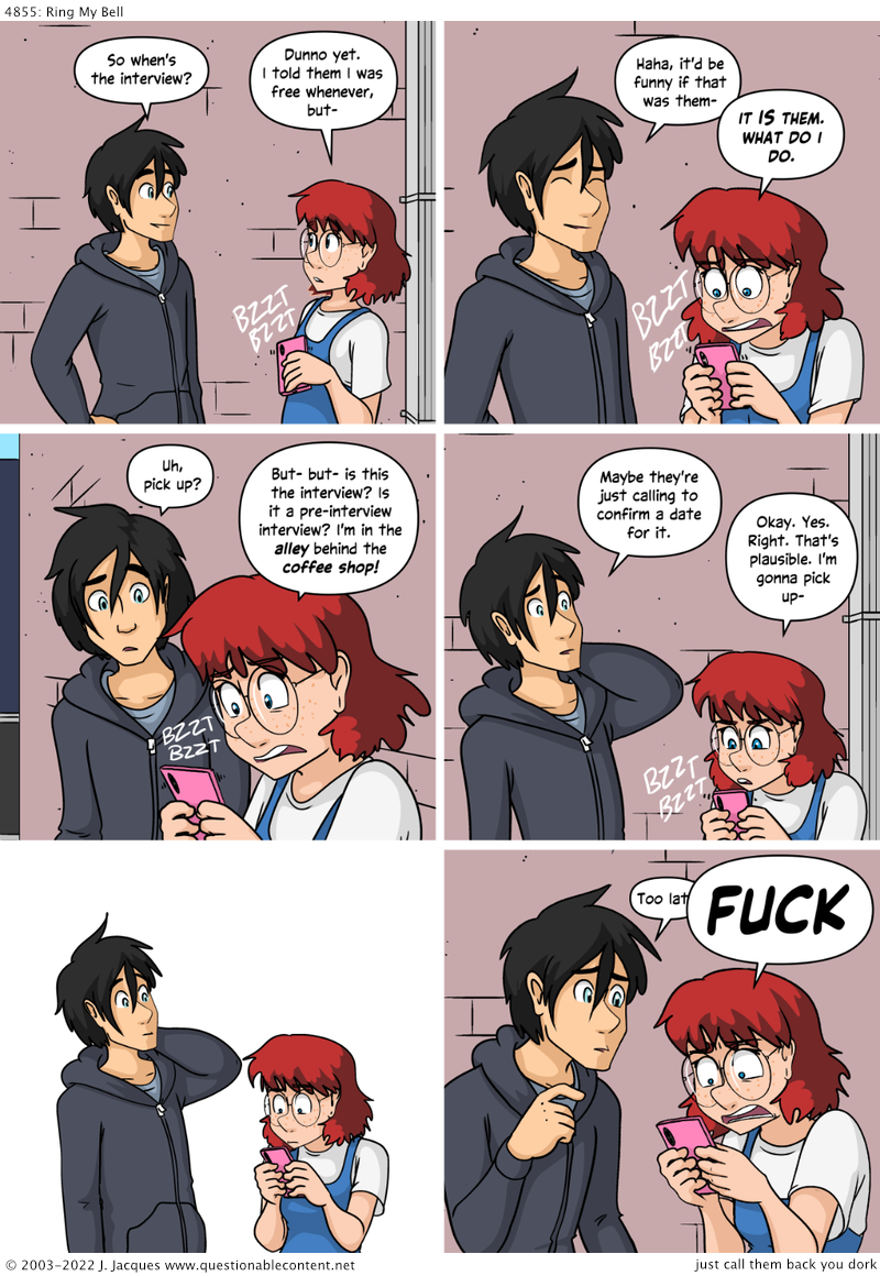 Questionable Content 19.8.2022