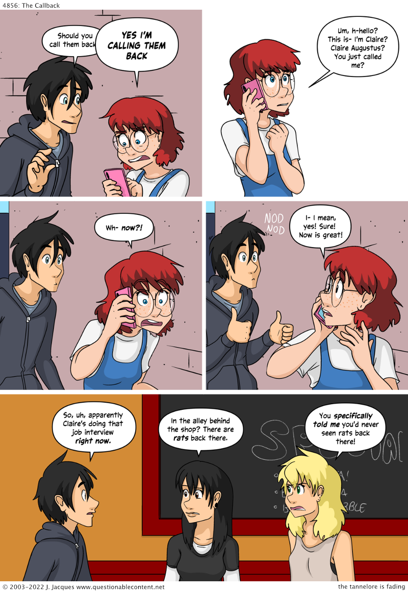 Questionable Content 22.8.2022