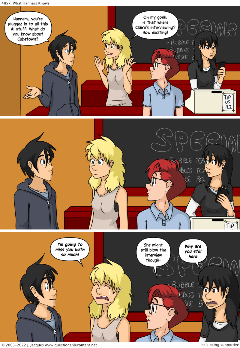 Questionable Content 23.8.2022