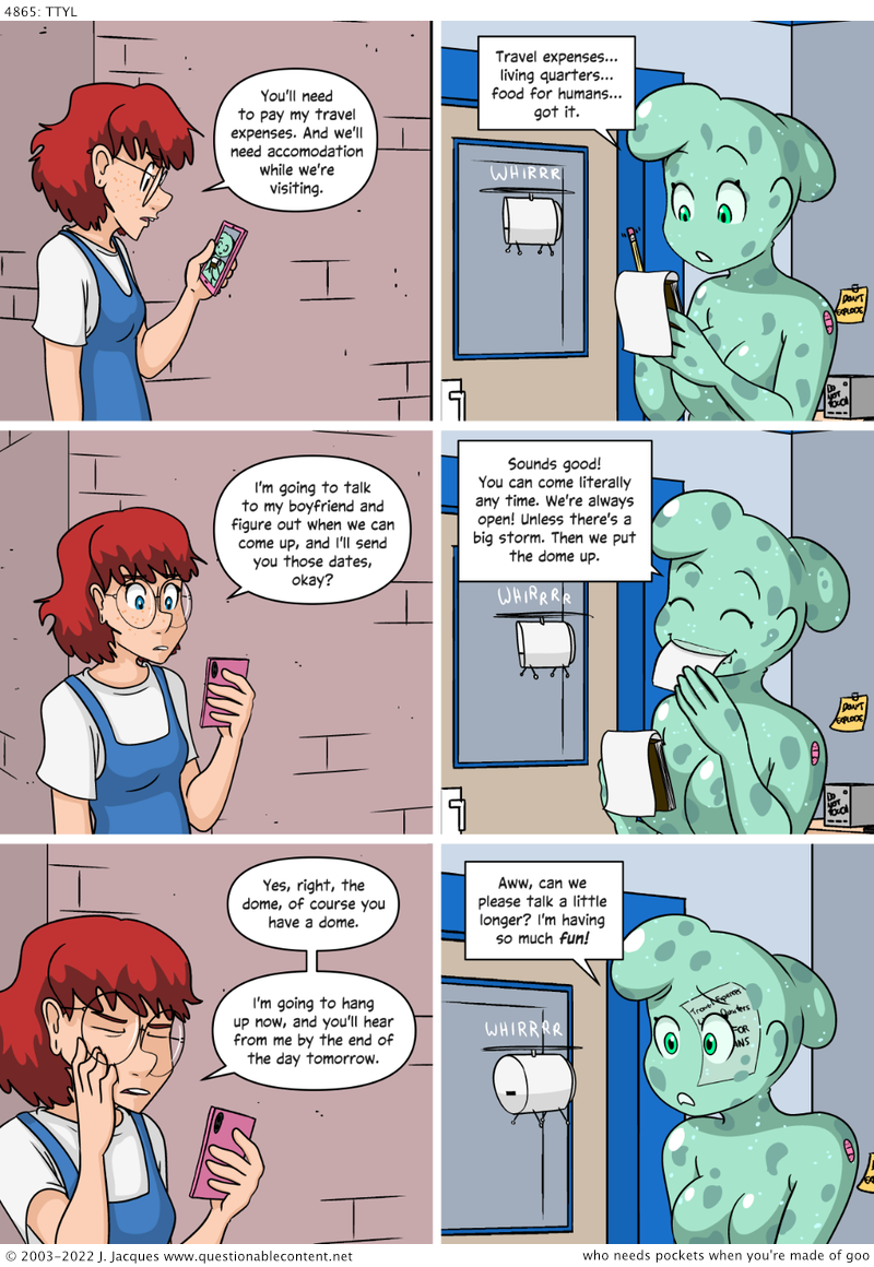 Questionable Content 2.9.2022