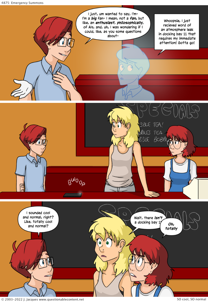 Questionable Content 16.9.2022