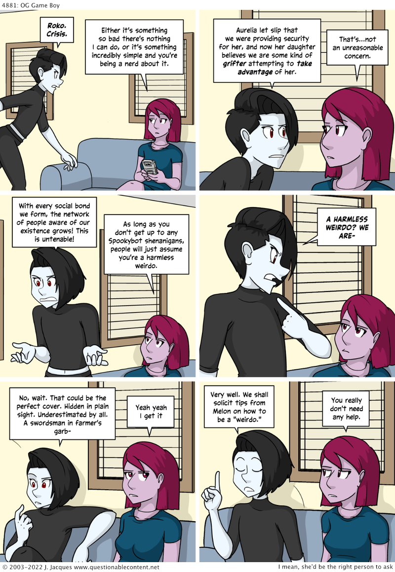 Questionable Content 26.9.2022