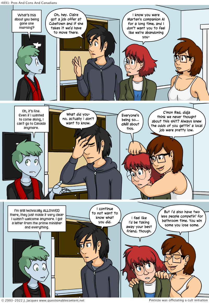 Questionable Content 10.10.2022