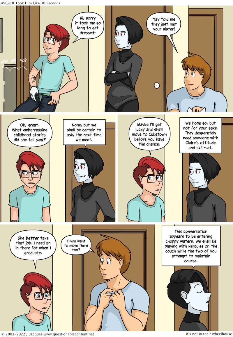 Questionable Content 3.11.2022