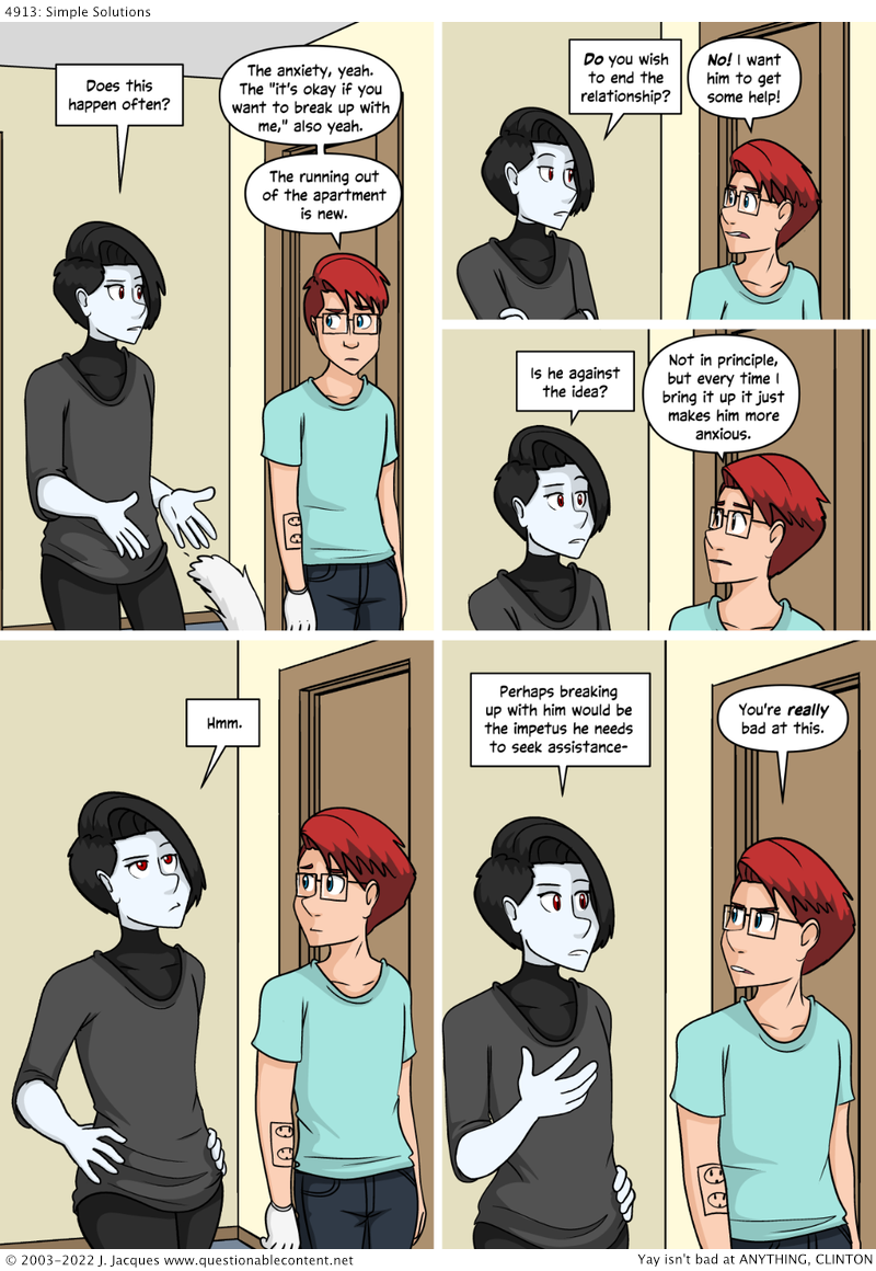 Questionable Content 9.11.2022