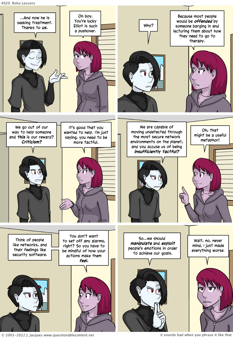 Questionable Content 18.11.2022