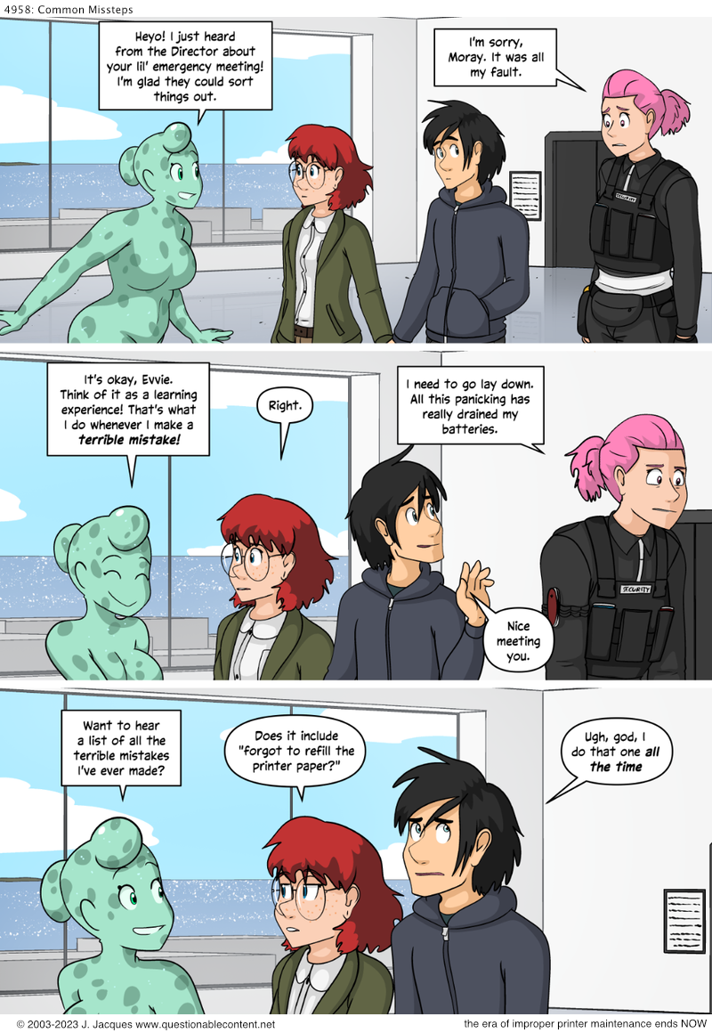 Questionable Content 11.1.2023