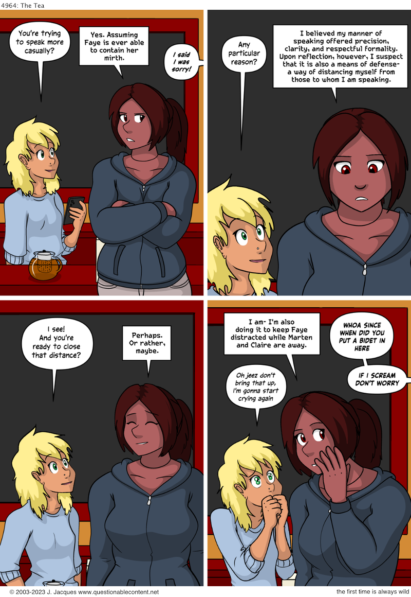 Questionable Content 19.1.2023