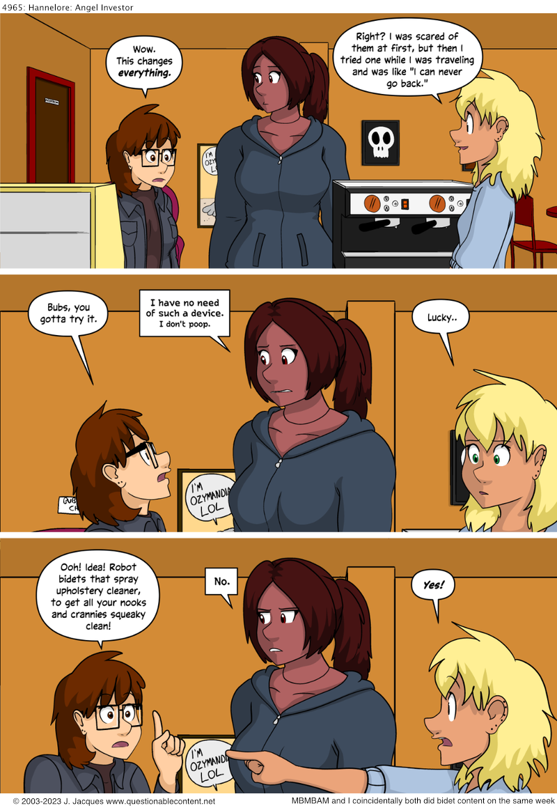 Questionable Content 20.1.2023