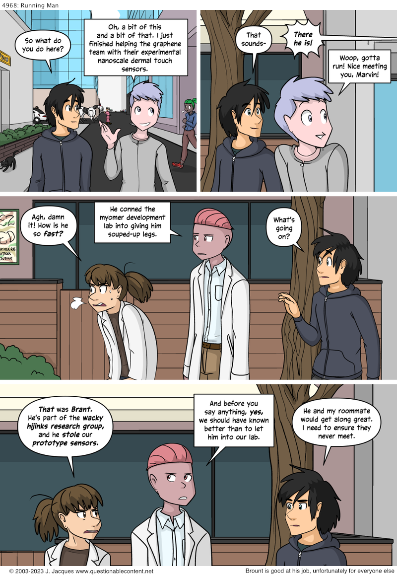 Questionable Content 25.1.2023