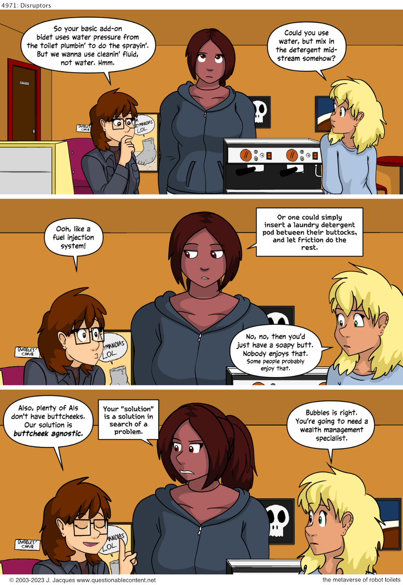 Questionable Content 30.1.2023