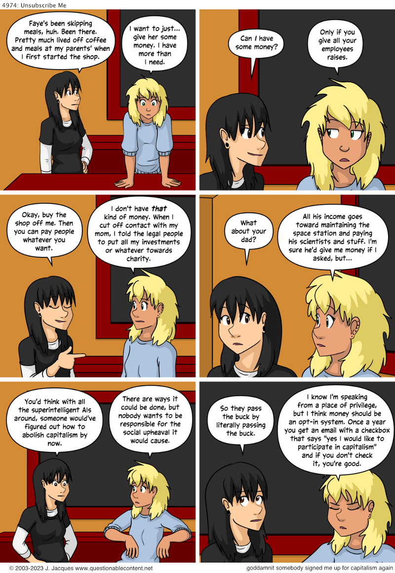 Questionable Content 2.2.2023