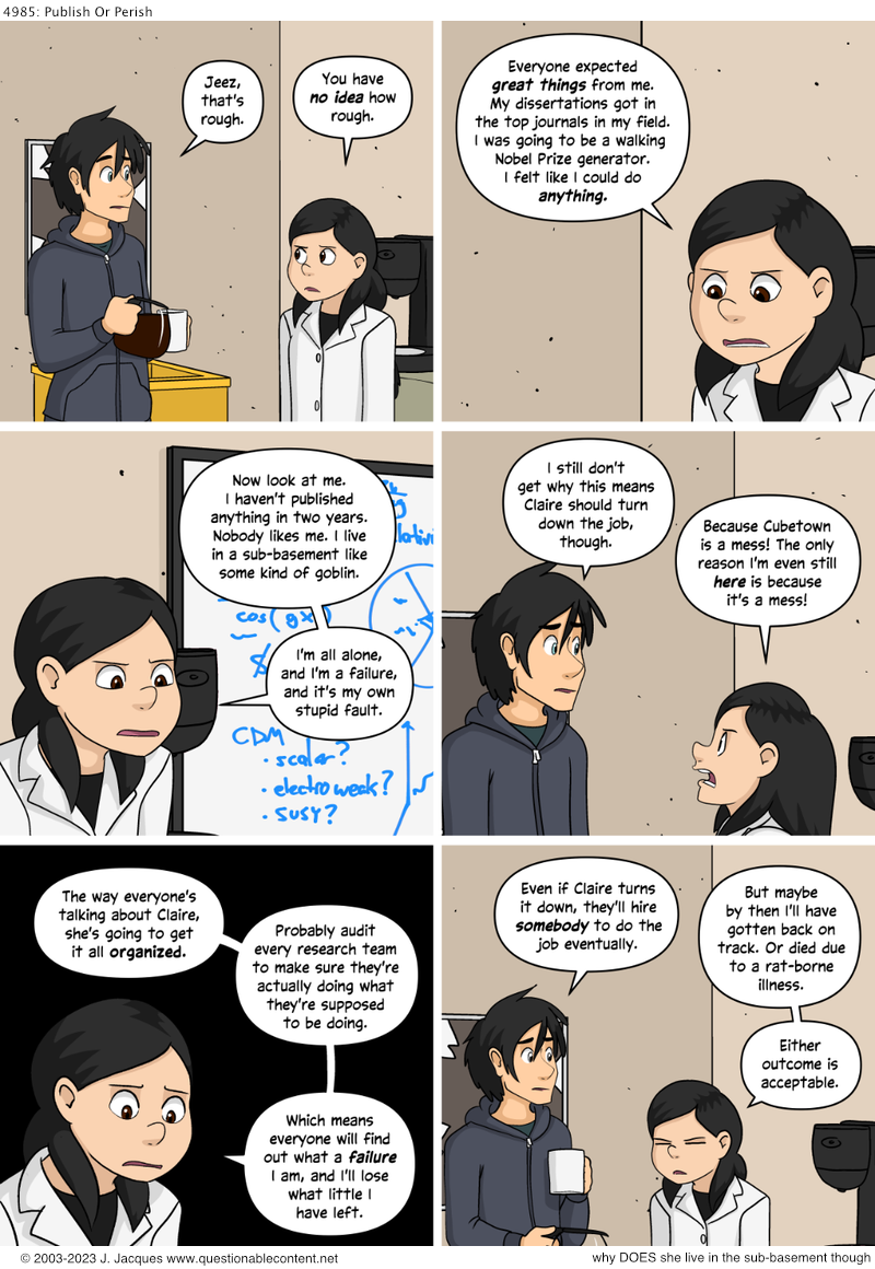 Questionable Content 17.2.2023