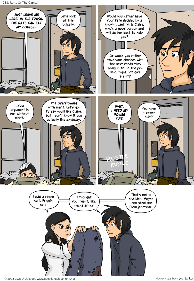 Questionable Content 22.2.2023