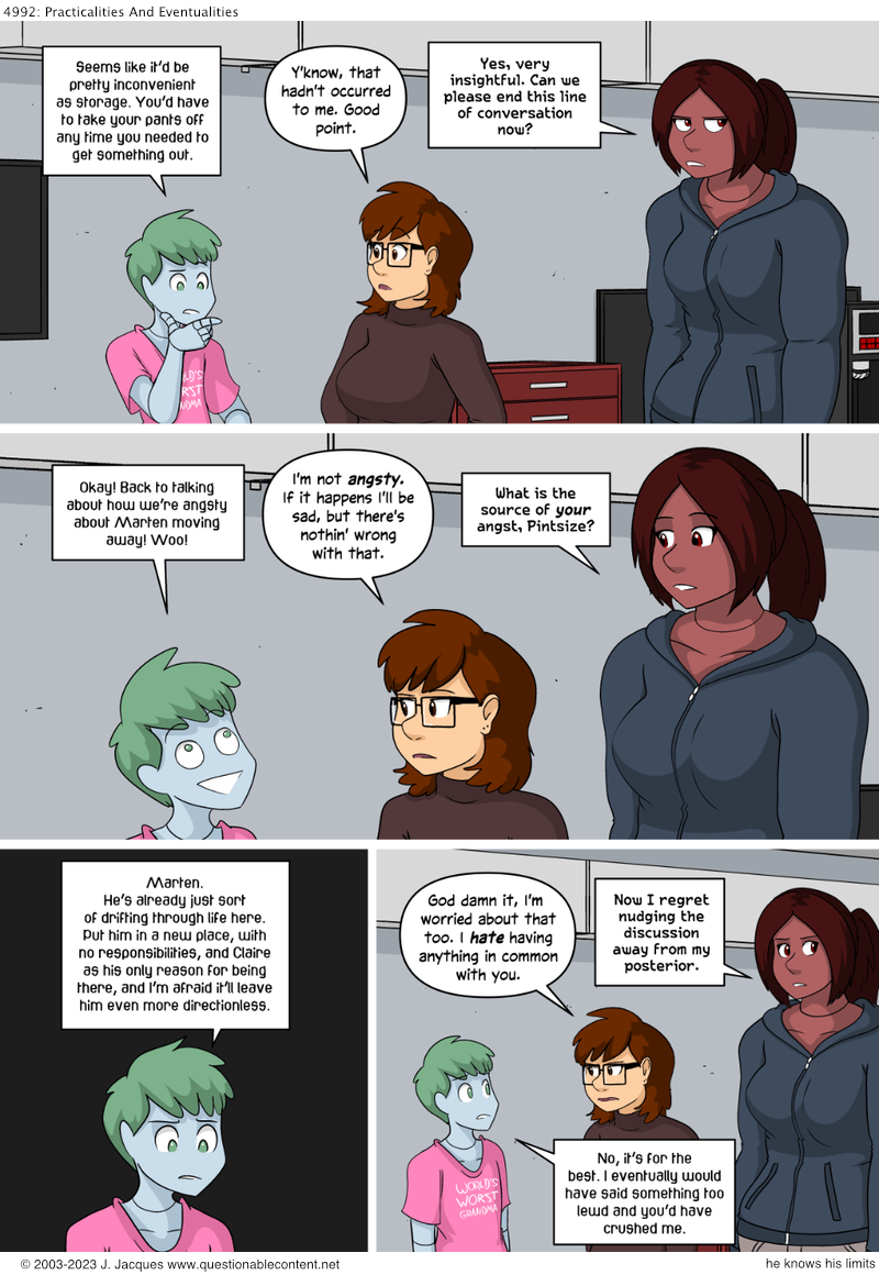 Questionable Content 28.2.2023