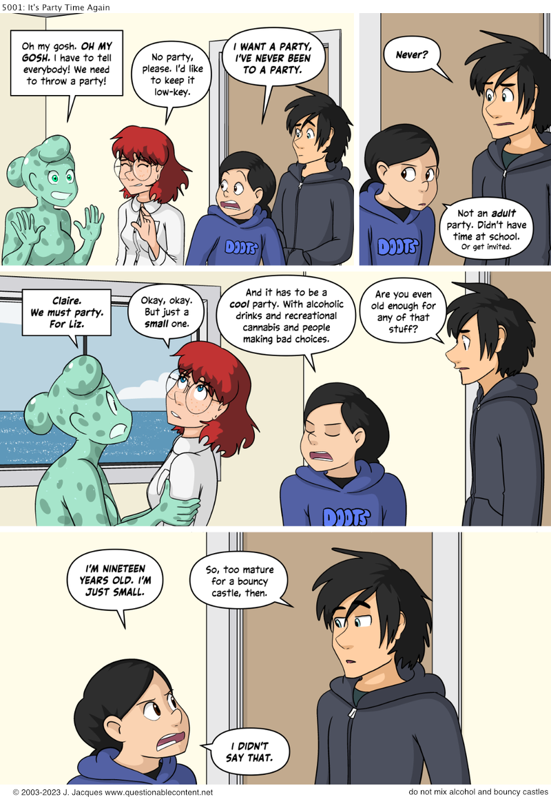 Questionable Content 13.3.2023