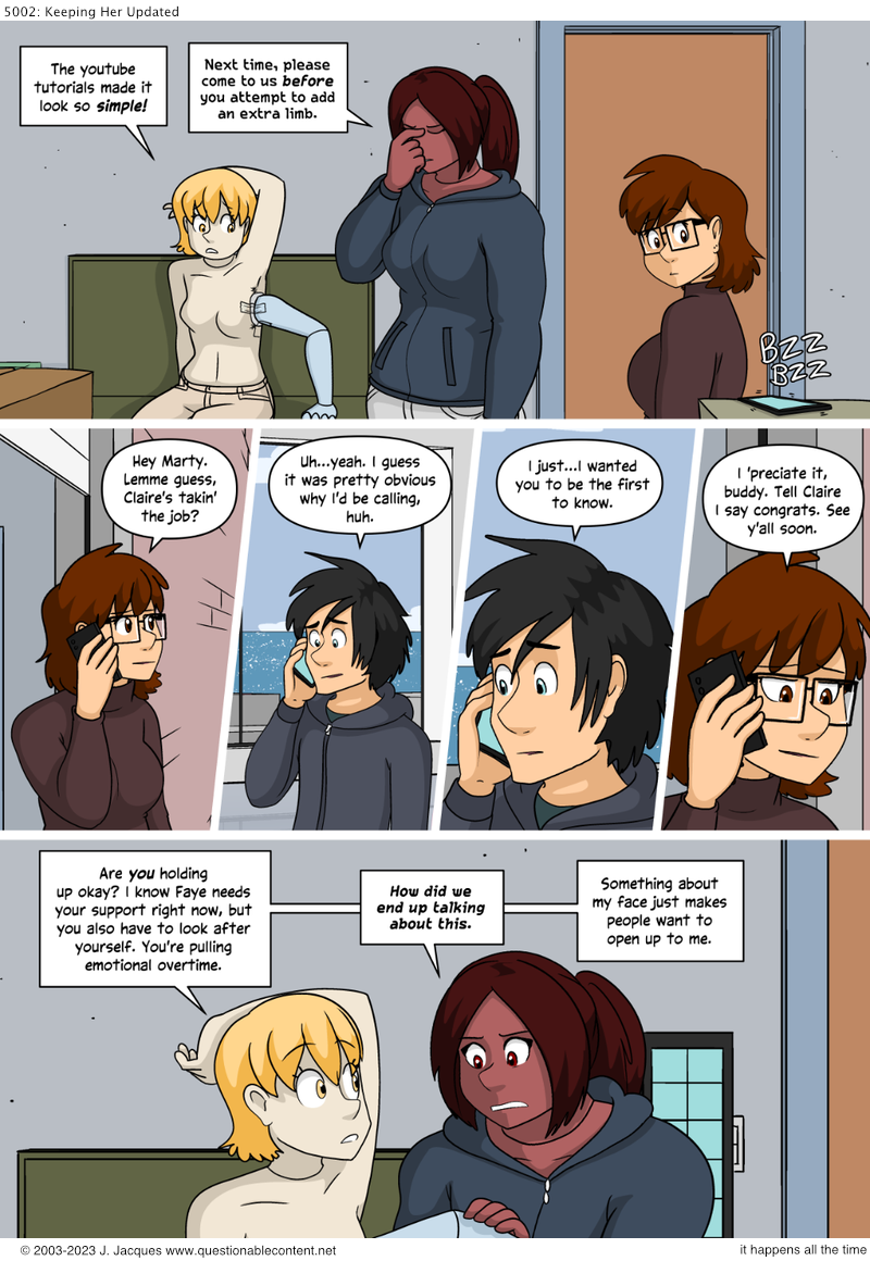 Questionable Content 14.3.2023