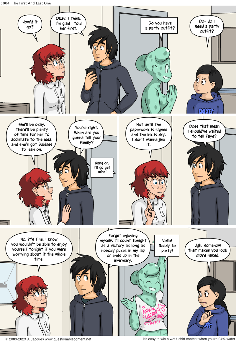 Questionable Content 16.3.2023