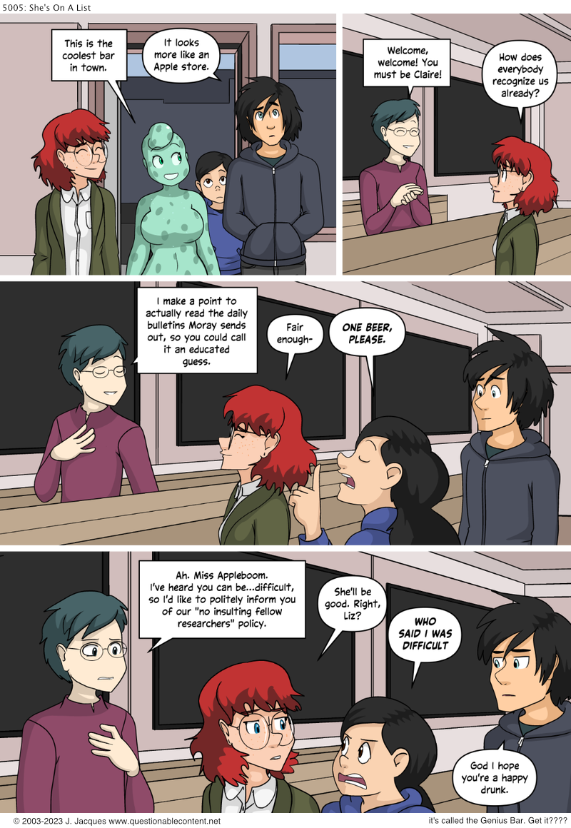 Questionable Content 17.3.2023