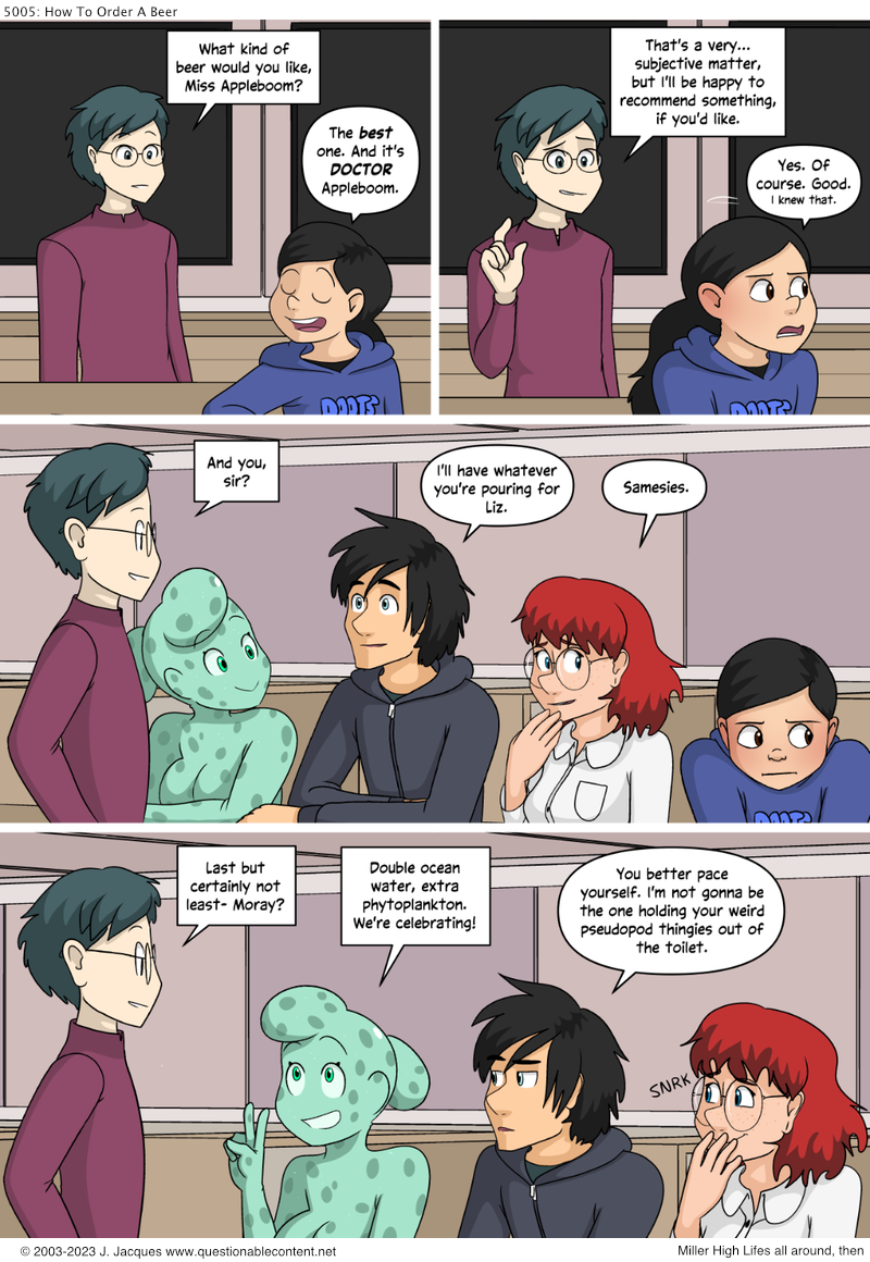 Questionable Content 20.3.2023