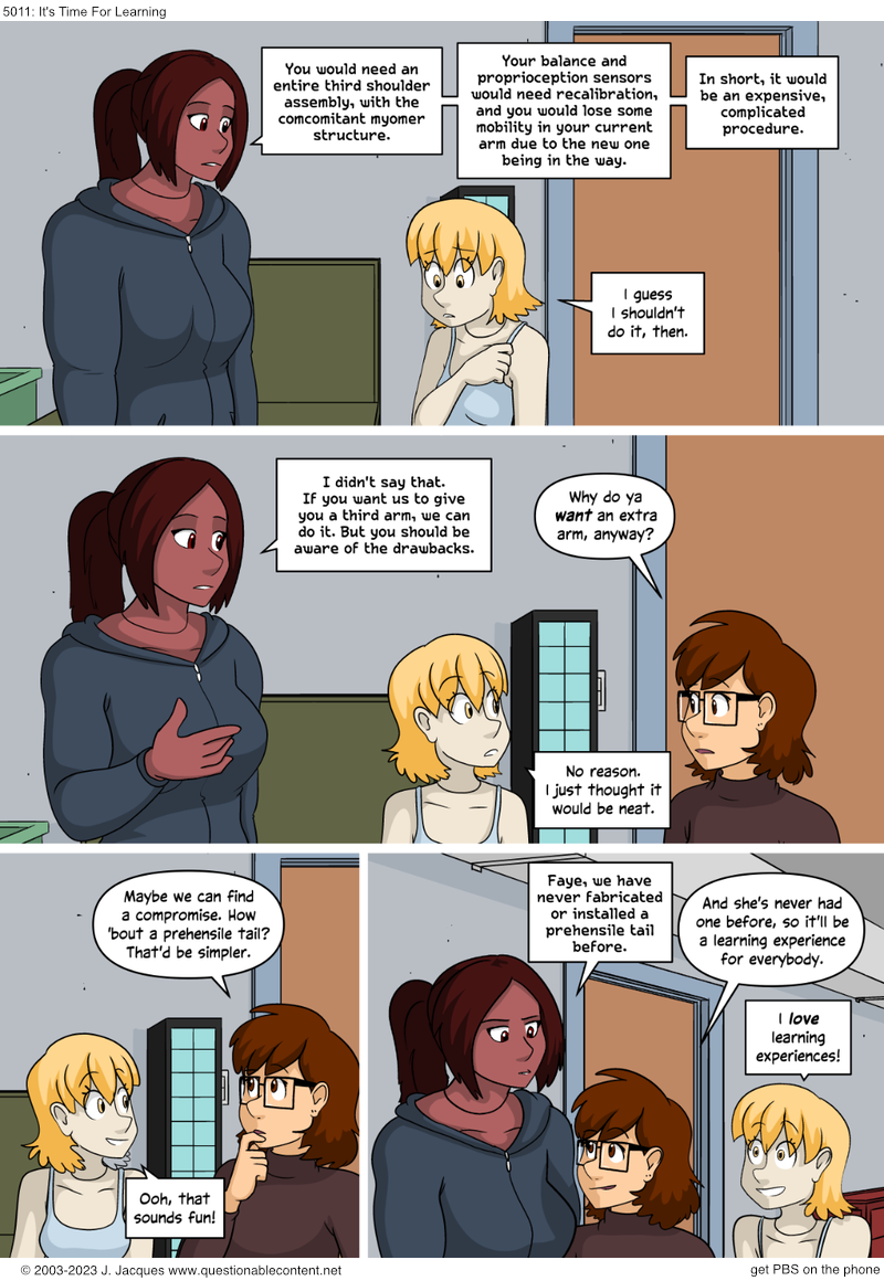 Questionable Content 27.3.2023