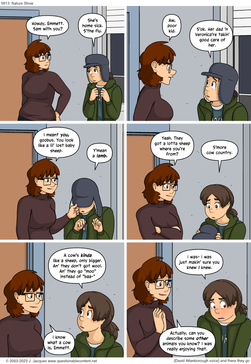 Questionable Content 29.3.2023