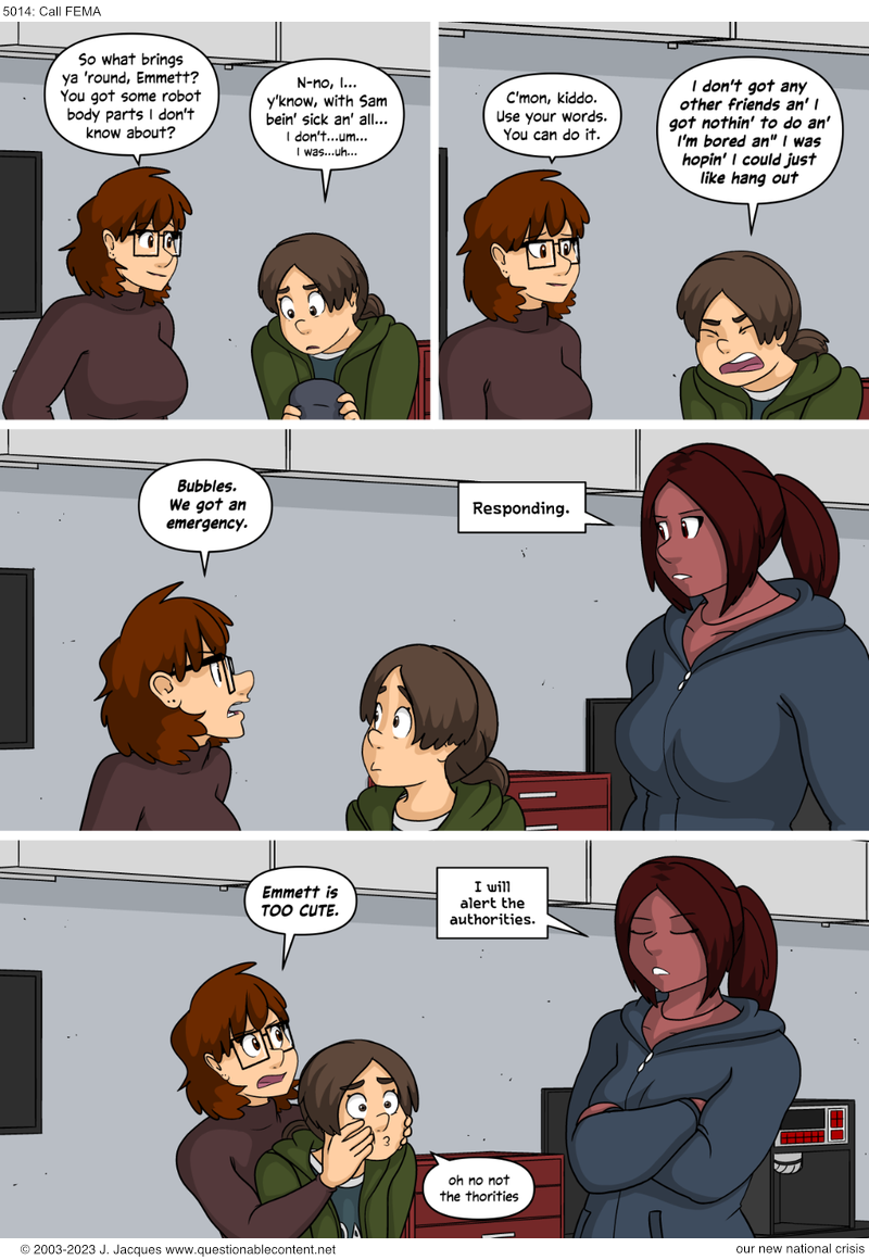 Questionable Content 30.3.2023