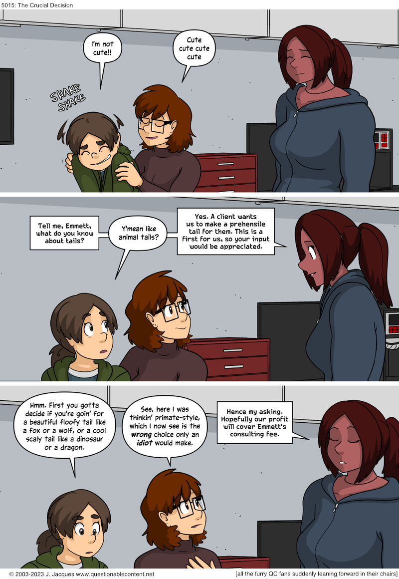 Questionable Content 31.3.2023