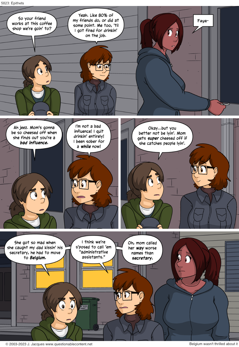 Questionable Content 12.4.2023