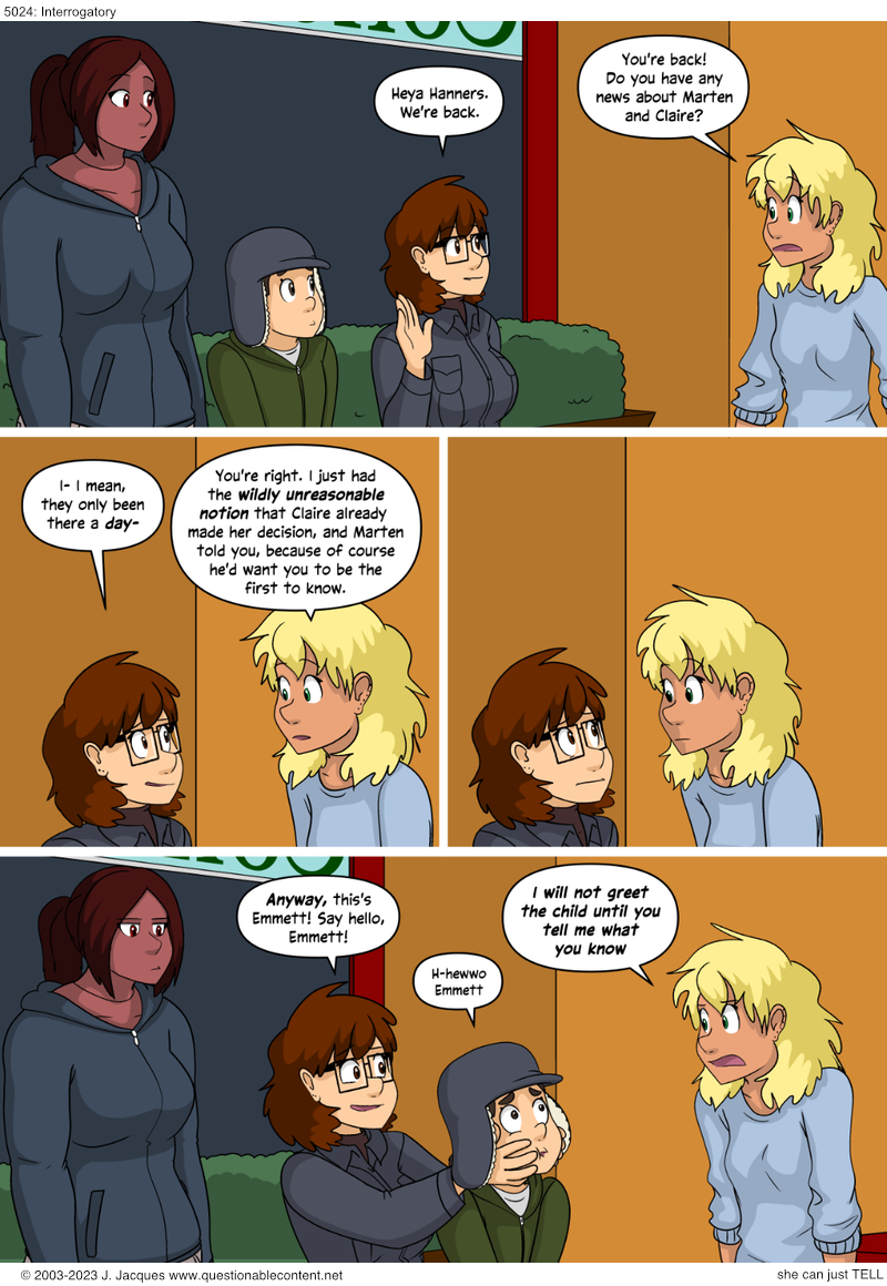 Questionable Content 13.4.2023