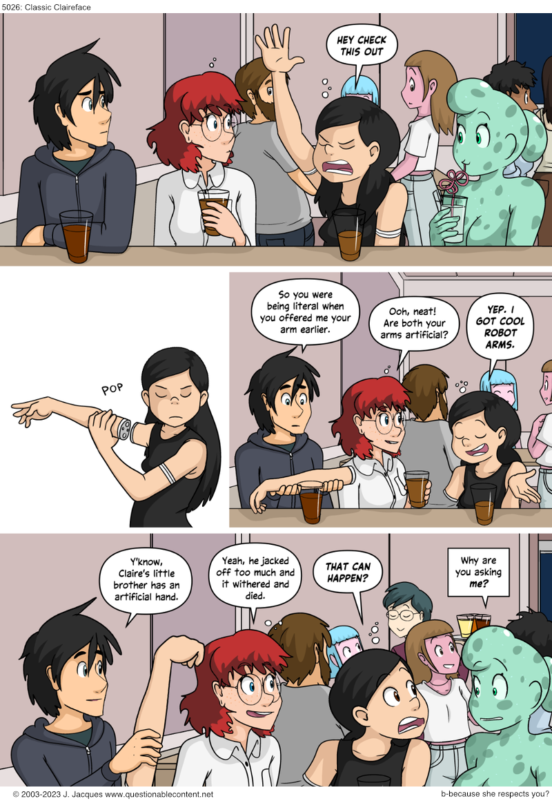 Questionable Content 17.4.2023