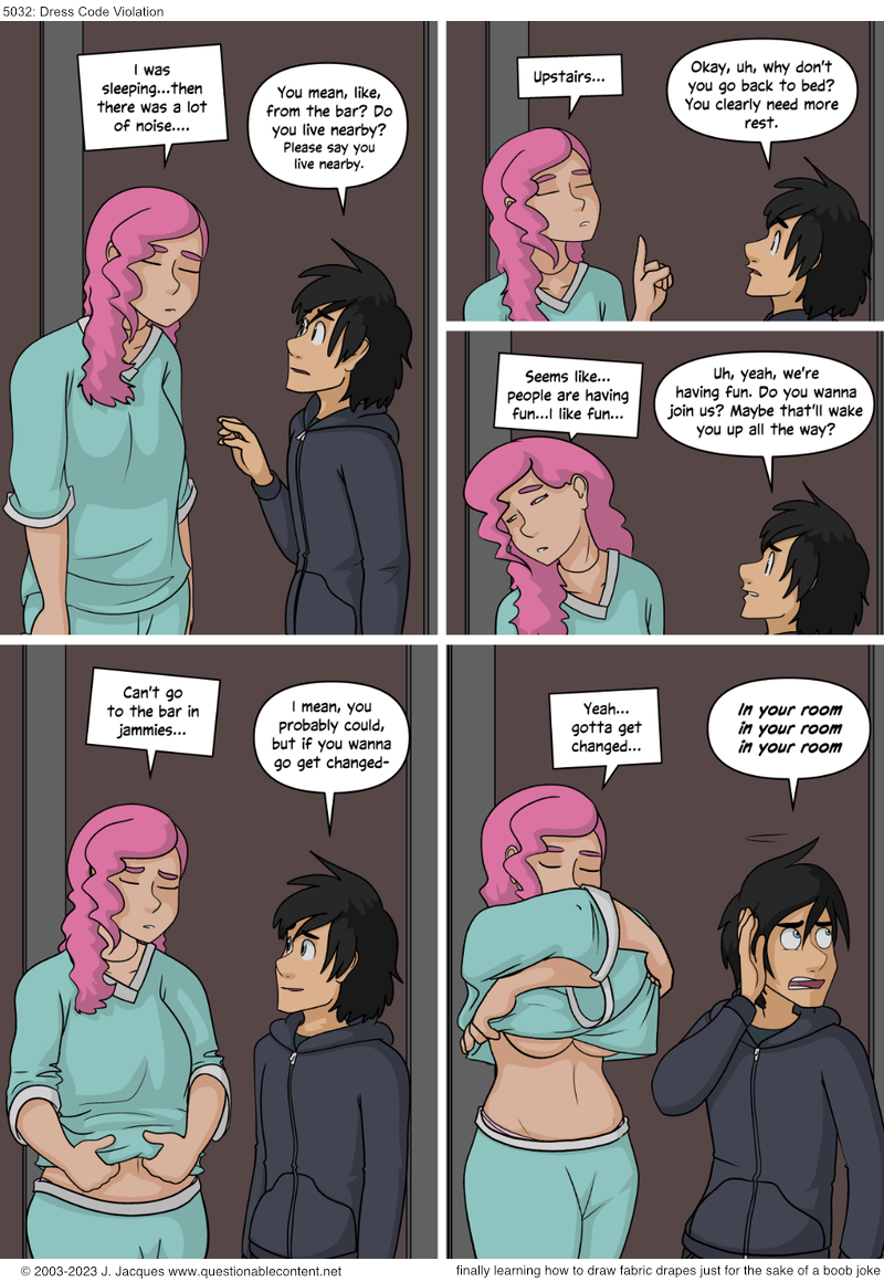 Questionable Content 25.4.2023