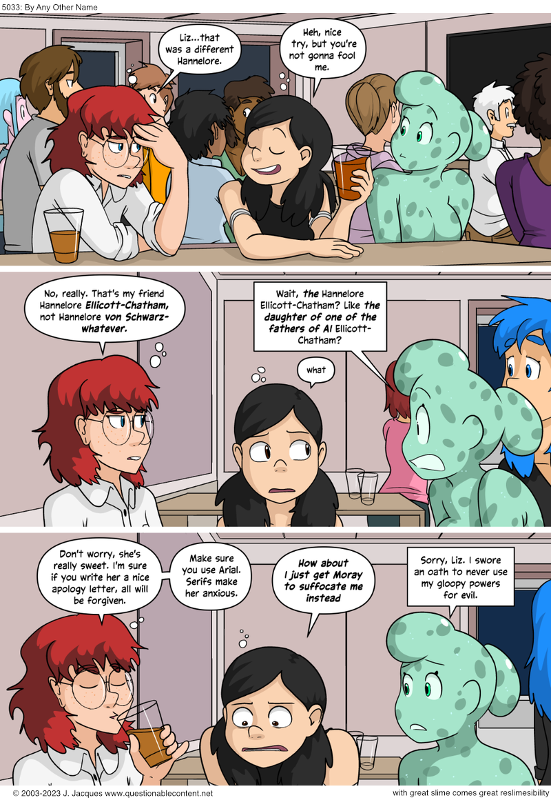 Questionable Content 26.4.2023