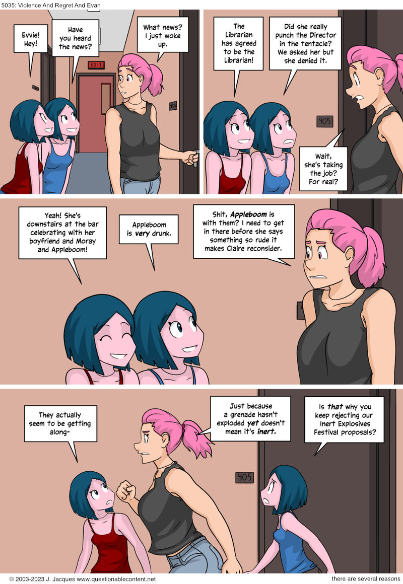 Questionable Content 28.4.2023