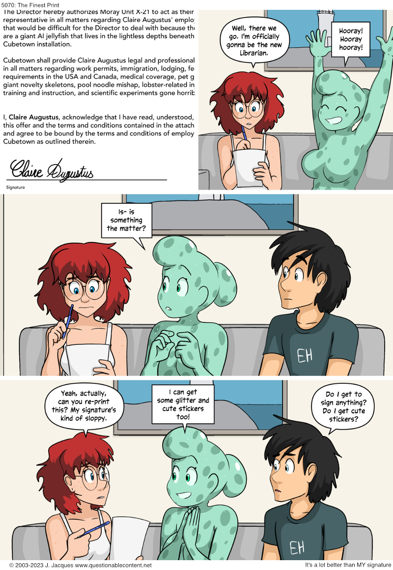 Questionable Content 16.6.2023